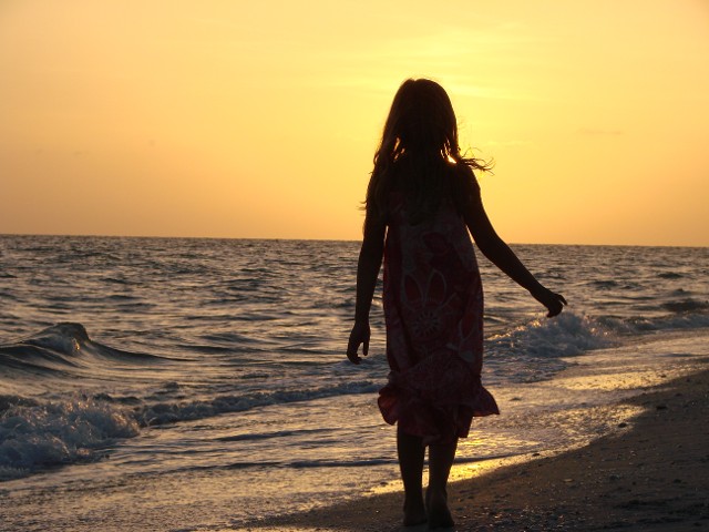 Girl On The Beach